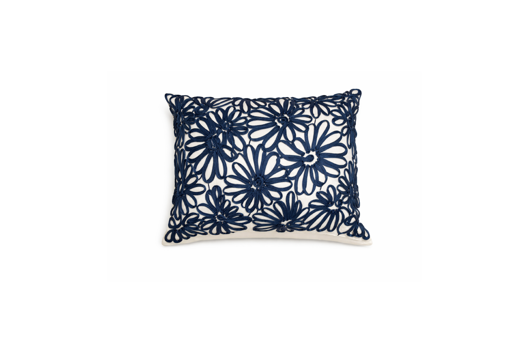 Stitched Flower Pillow - Navy Listing.png
