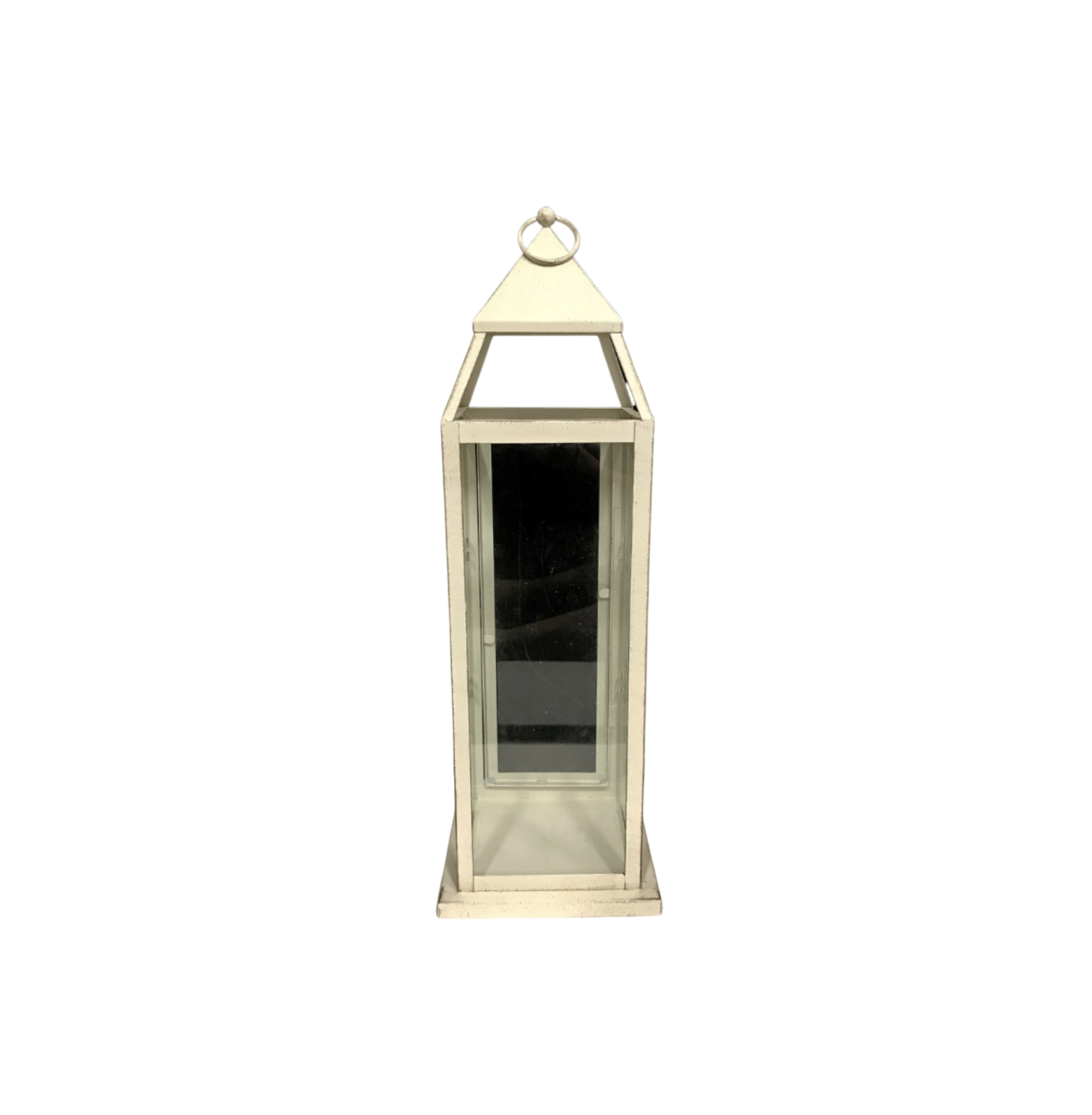 24” Tall White Lantern
