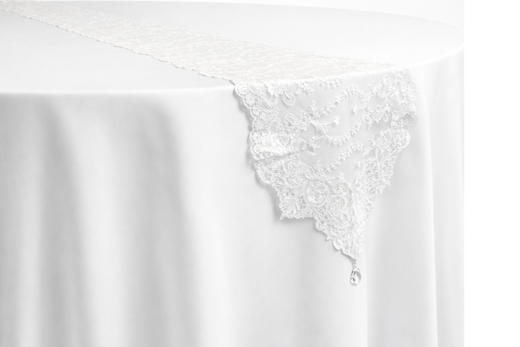 Heirloom Lace Runner (handmade) - White, Ecru, or Gold