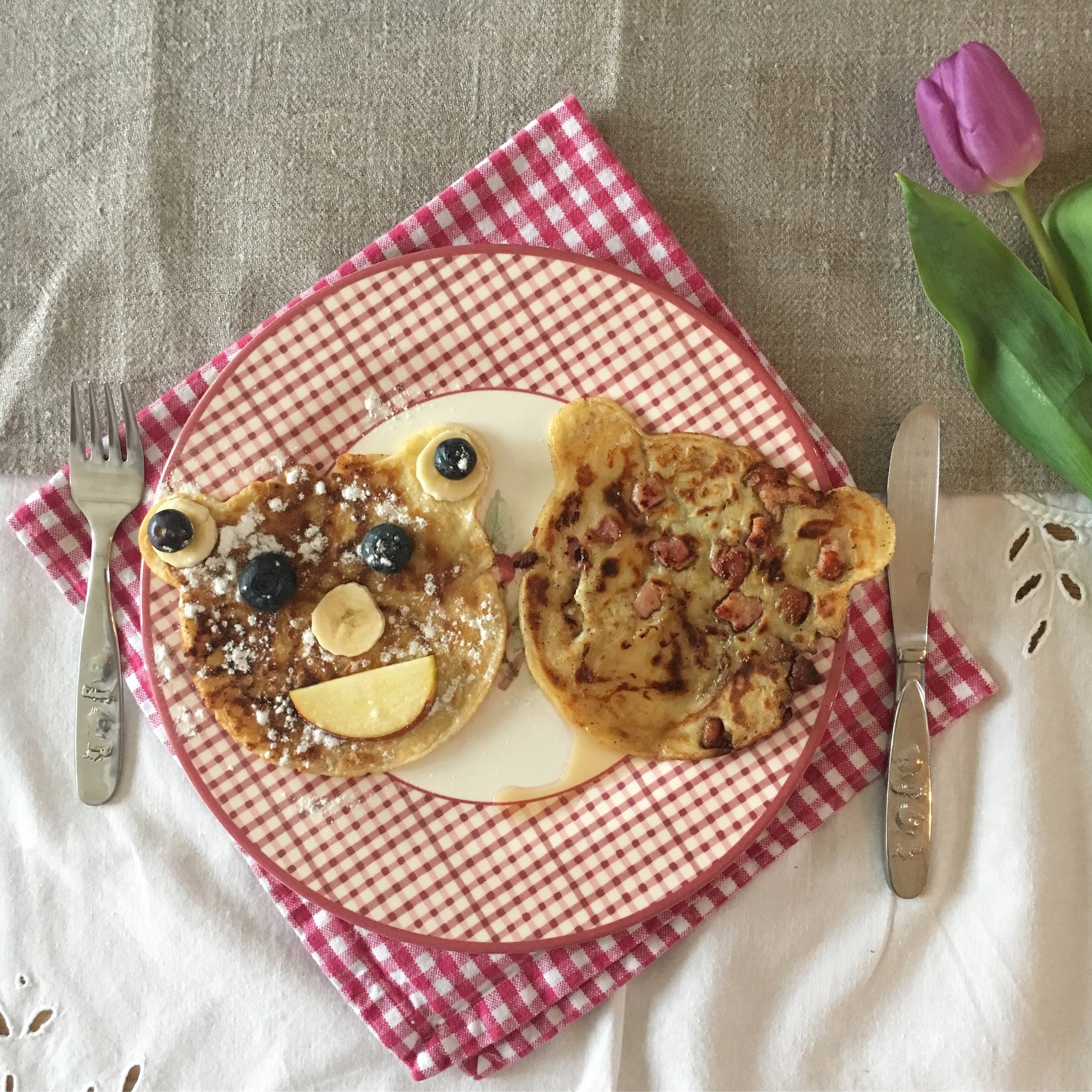 Pretty Cute Bear Pancakes!