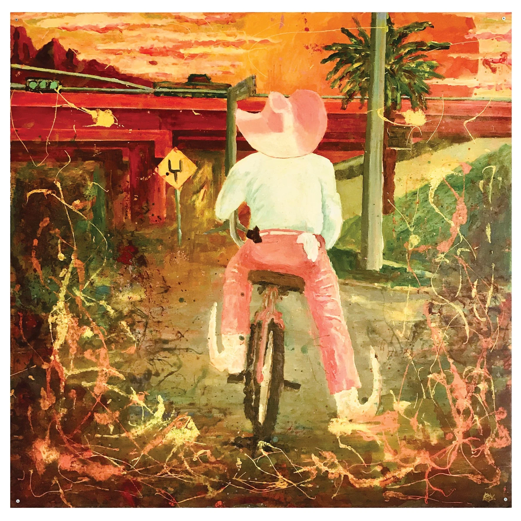 SOLGT! Rodeo,
acrylic on wood,
20.500,
Artist: Bjørn Are Evjen