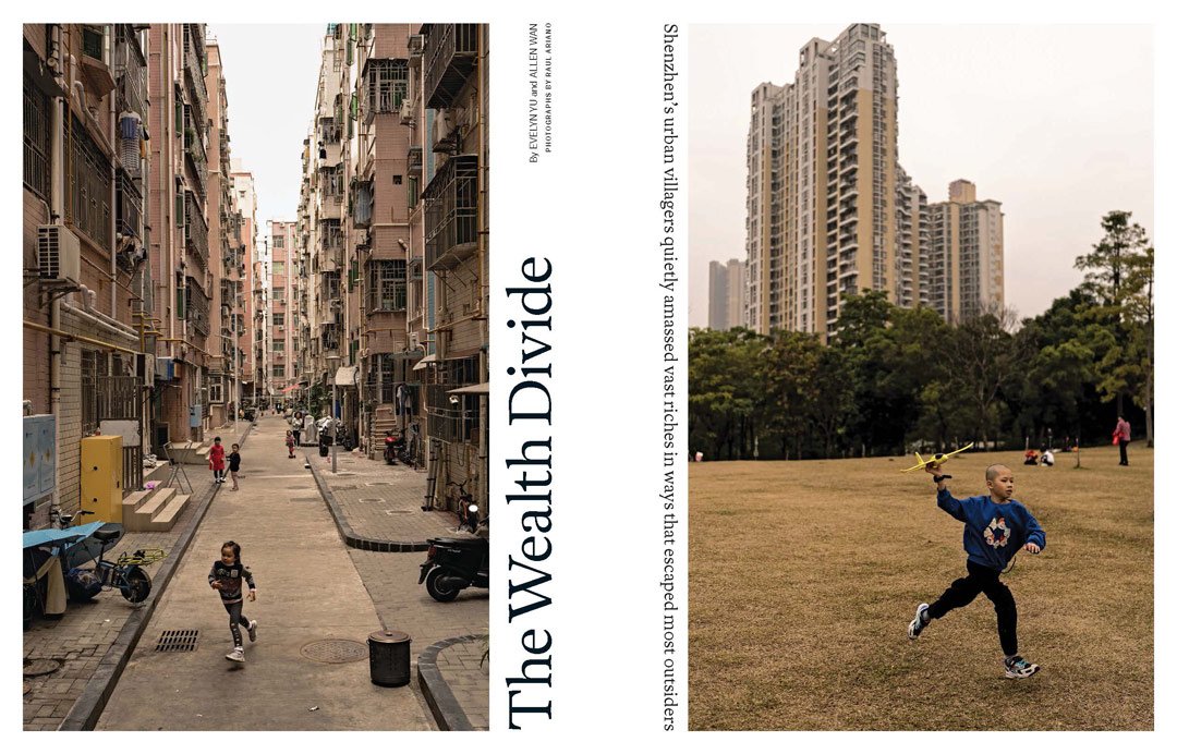 HuangGang Village Photographed in Shenzhen for Bloomberg Markets