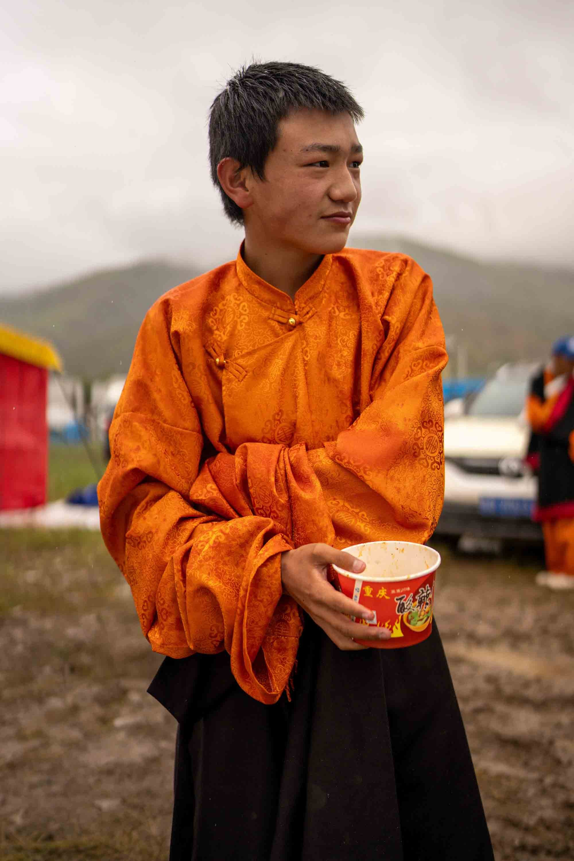  Tibetan horse race festival in Yushu, China 