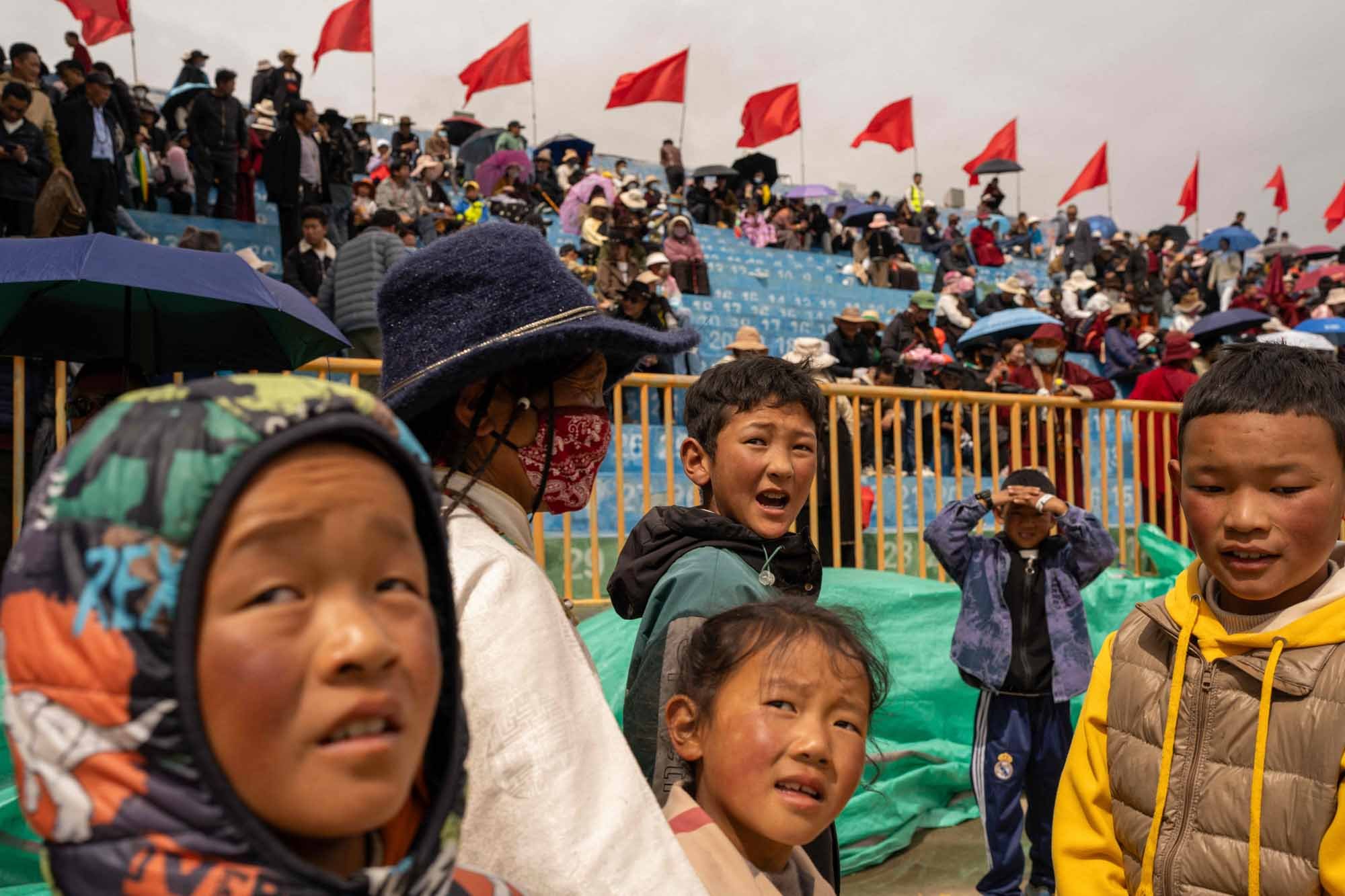  Tibetan horse race festival in Yushu, China 