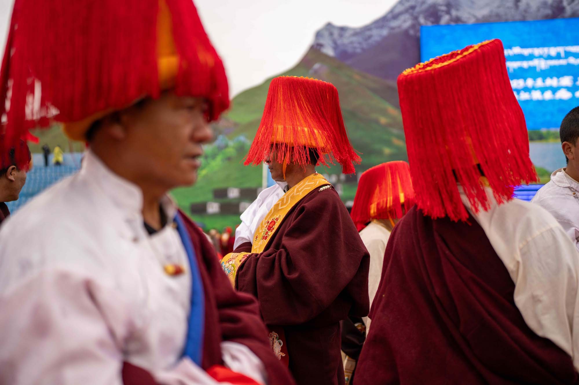  Tibetan horse race festival in Yushu, China 