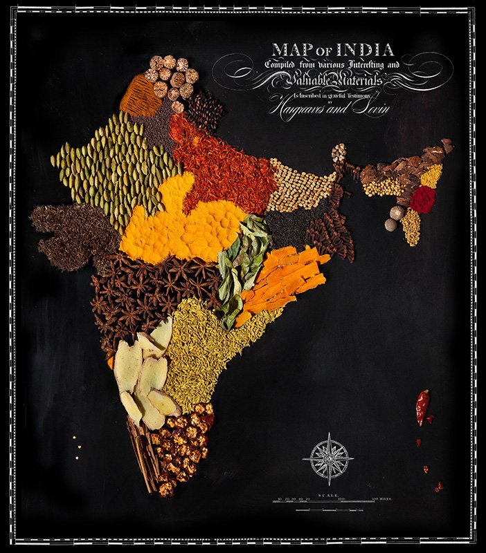 India is made from different spices