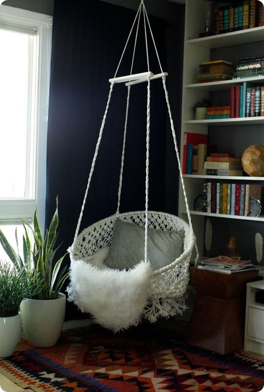 If you need a new chair, why not make it a swinging one?!