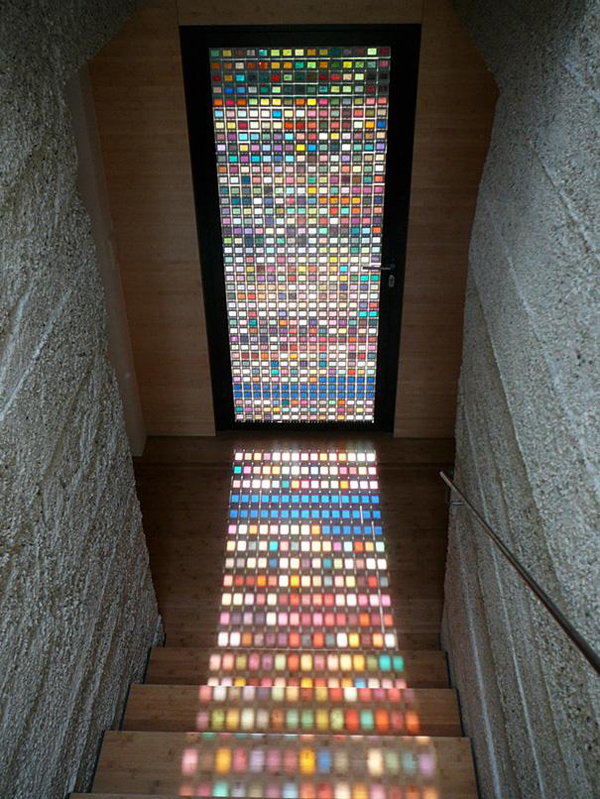 A beautiful stained glass door (or window) will transform your interior.