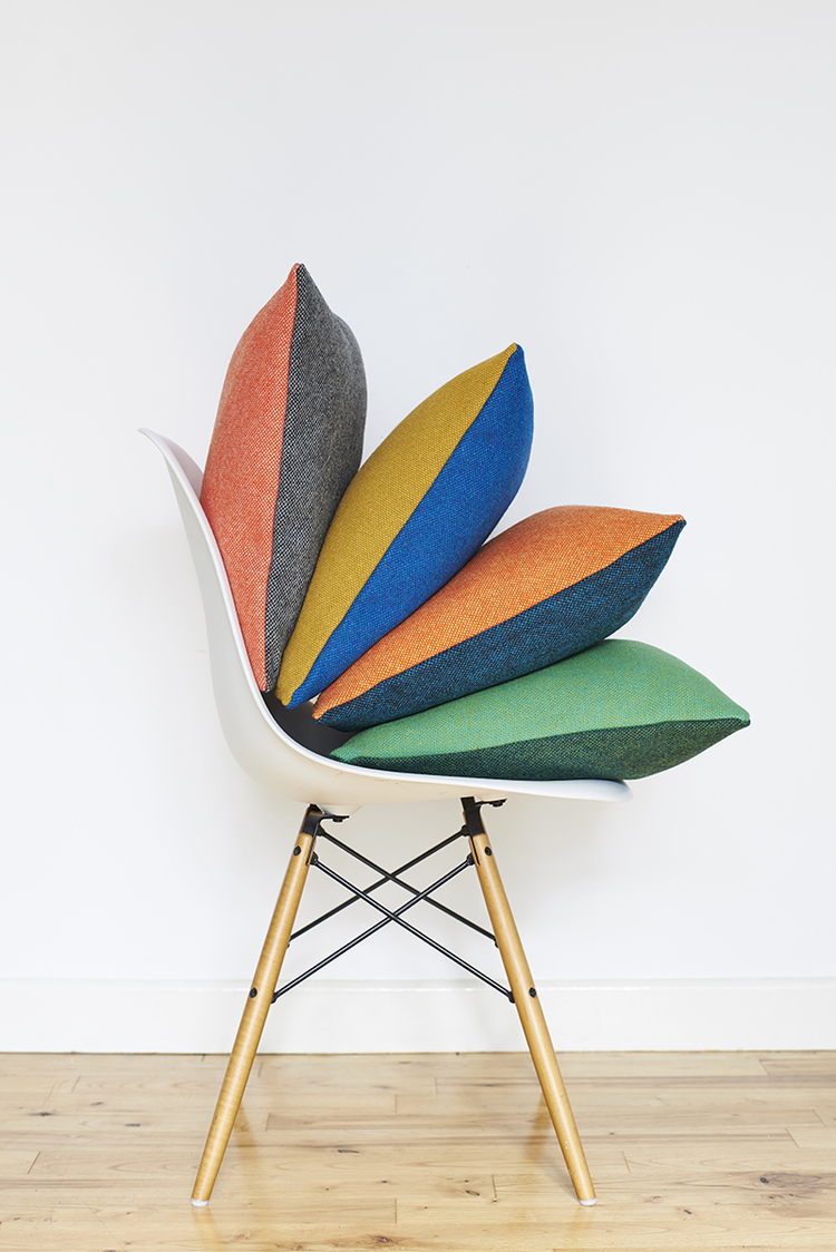 These twin tone cushions from Lane are a sure way to brighten up any winter evening. They're made from luxurious Scottish wool and look fantastic.