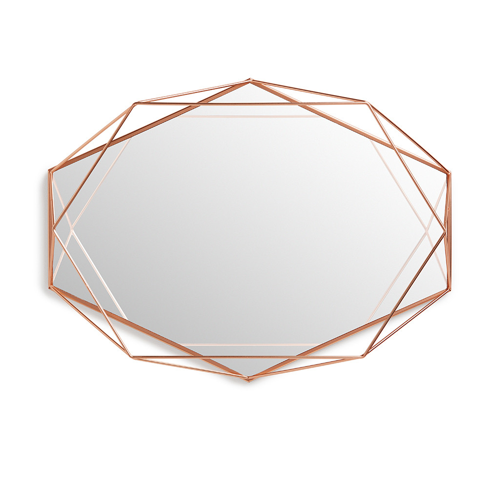 Amara has this desirable Umbra Prisma mirror in brass and black also, though copper is by far my favourite. 
