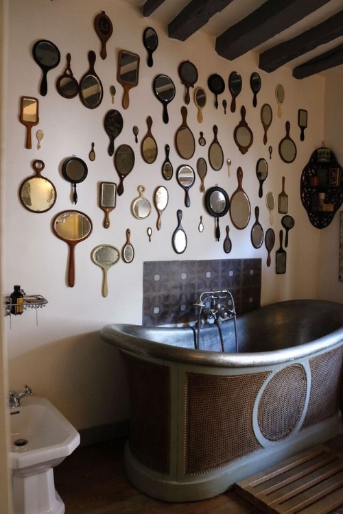 Do you have a particular collection that you love? Here is a lovely way to display them all. Image: milkdecoration.com