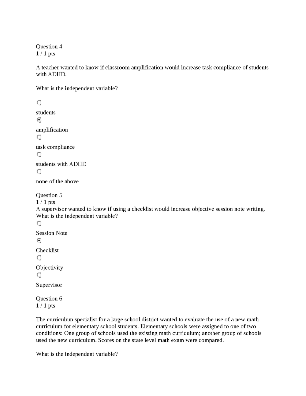 learning activity 4: iv and dv worksheet ICBT #39 s