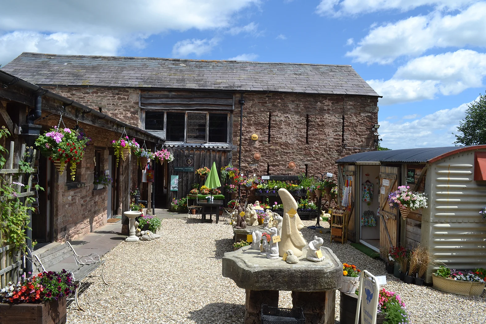 Harts Barn at the height of Summer!