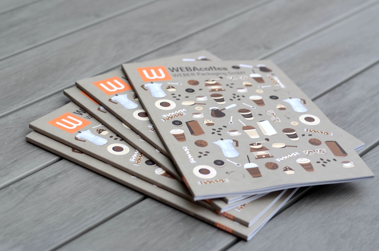Der neue WEBAcoffea Katalog ist da! Foto: Marina Brockhoff für die © WEBER Packaging GmbH, 2016