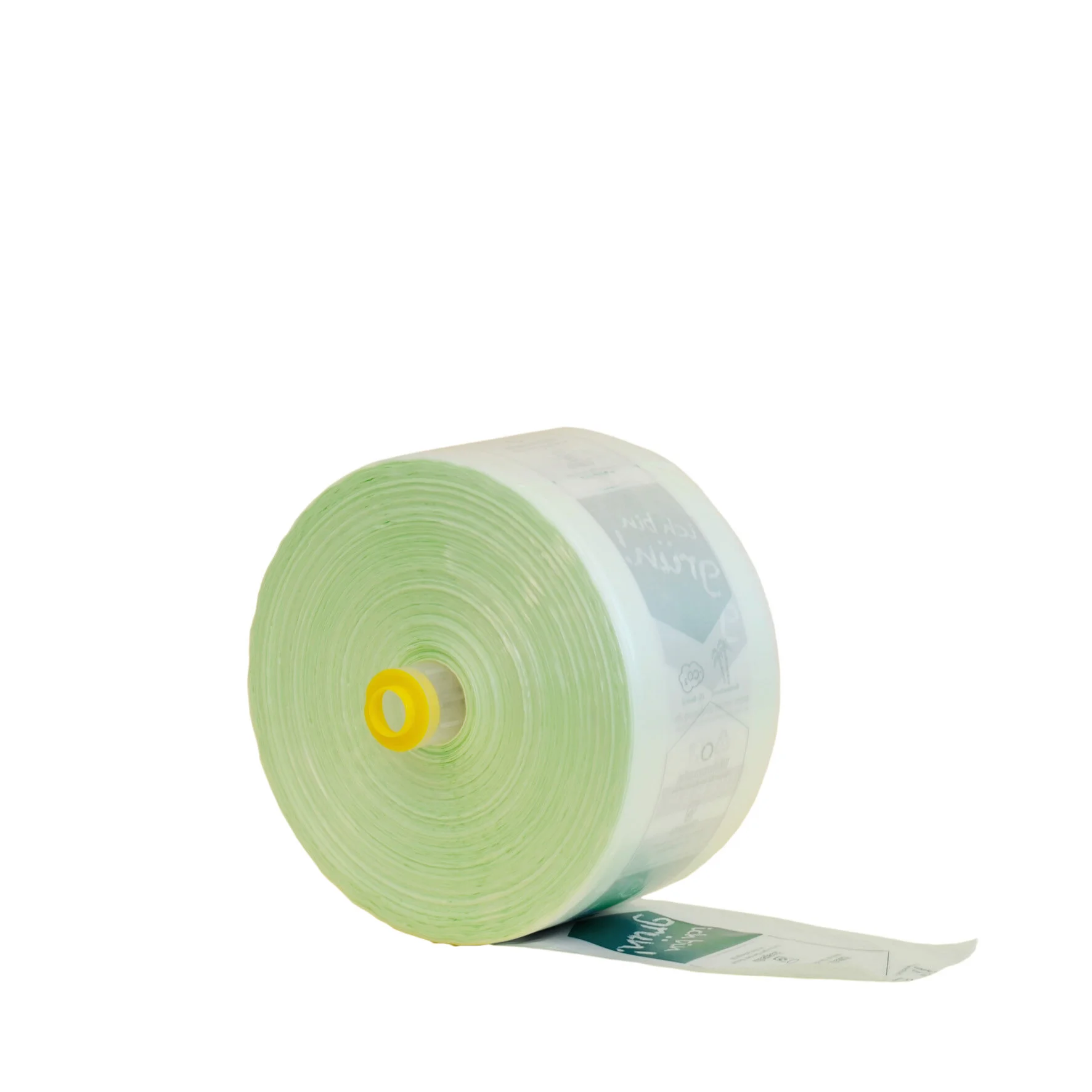 WEBApouch Obstbeutel aus HDPE aus Zuckerrohr individuell bedruckbar, recyclebar (HDPE), Sternschweißung ohne Henkel