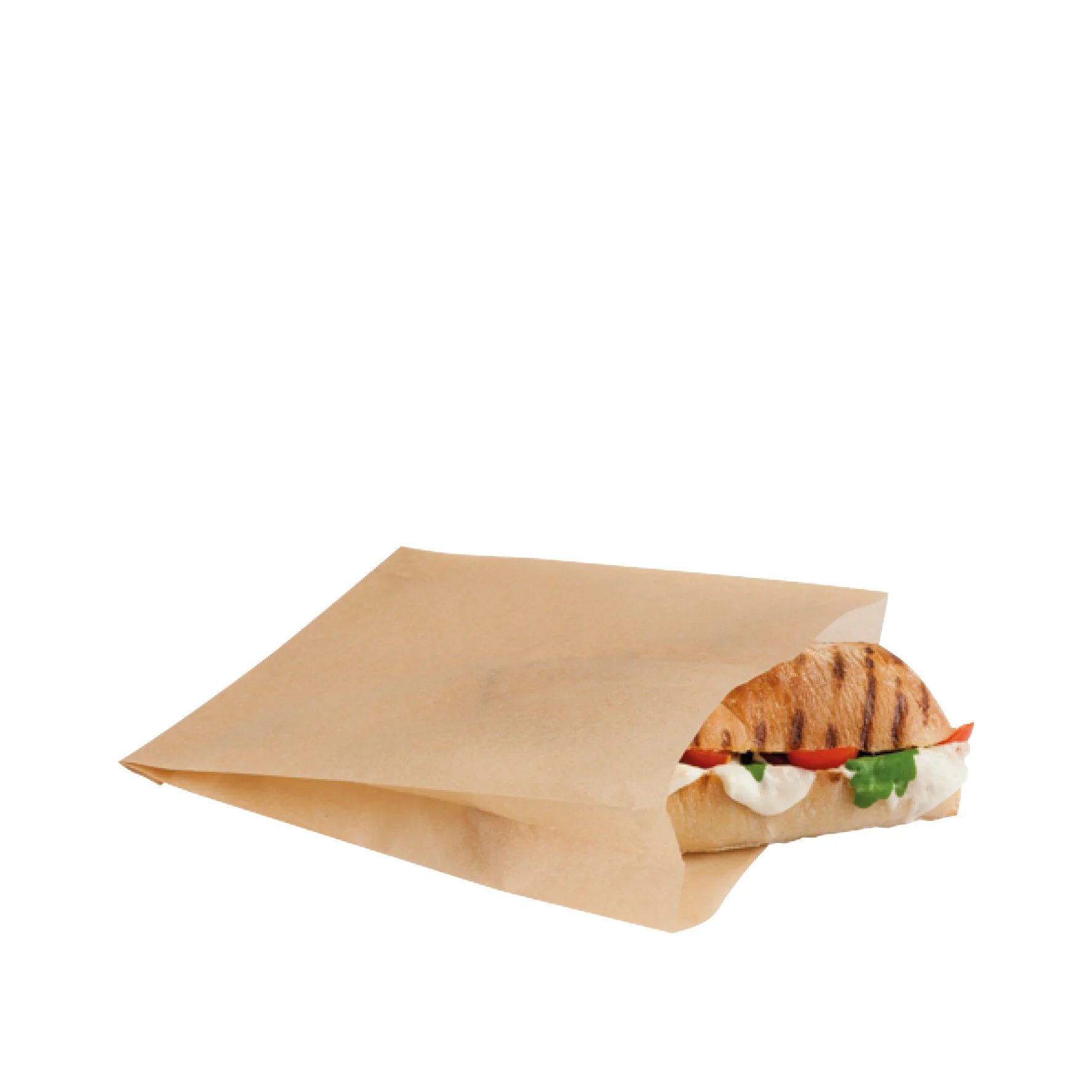 WEBAbag Grillbeutel Kraft geeignet für Kontaktgrill, Mikrowelle und Backofen, bis +220°C, individuell bedruckbar, Brot bekommt Grillstreifen ohne Kontakt zur Grillplatte