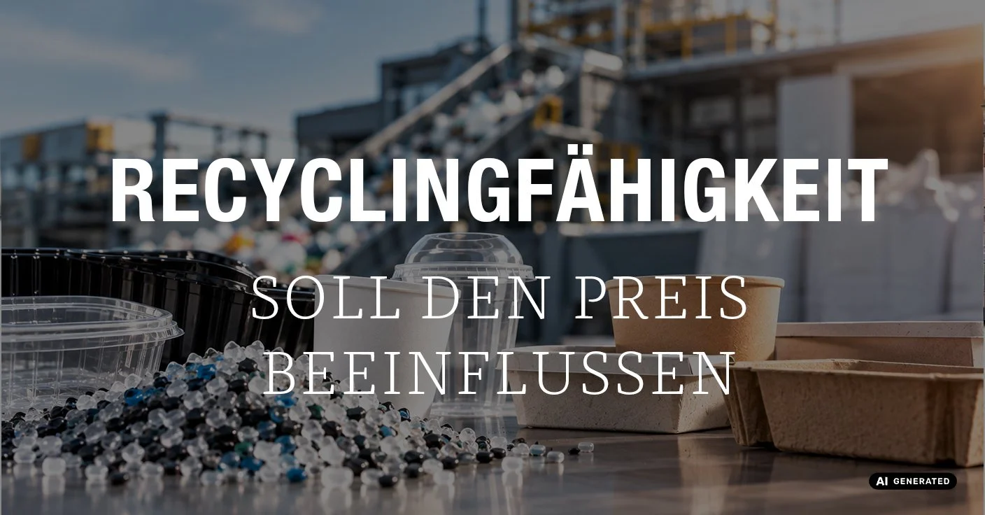 Recyclingfähigkeit soll den Preis beeinflussen