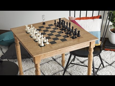 The Right Move - Game Table Tutorial | 2017 Made With Love. Finished with Minwax.