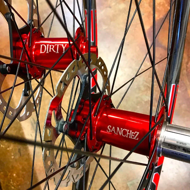 Onyx Racing Products custom hubs with ENVE carbon rims