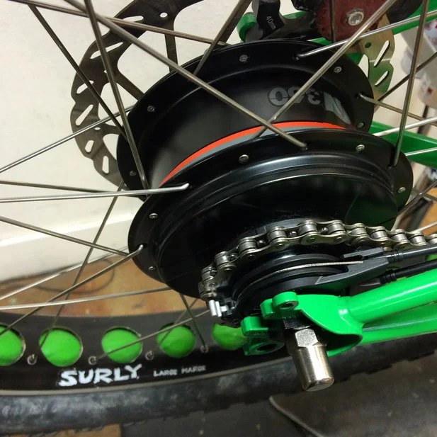 Nu Vinci internally geared hub, Surly Large Marge fatbike rim
