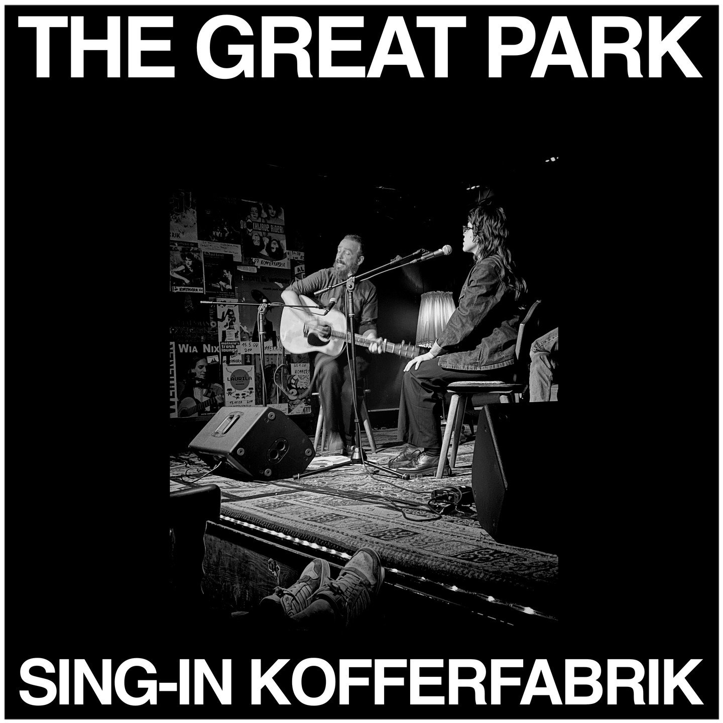 The second of two recordings out today for #bandcampfriday is this free / pay what you like download of a noisy and very fun 3 song set from the @sing_in_open_mic_sunday at the @kofferfabrik in F&uuml;rth last Sunday, featuring @julialauramusic on al