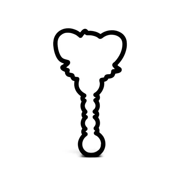 Elephant Rattle Cookie Cutter 