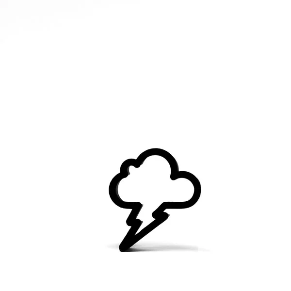 Lightning cloud Cookie Cutter 