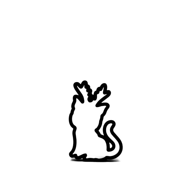 Reindeer Kitty Cookie Cutter