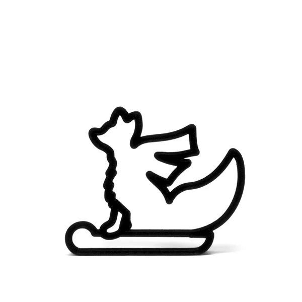 Fox Sleigh Cookie Cutter