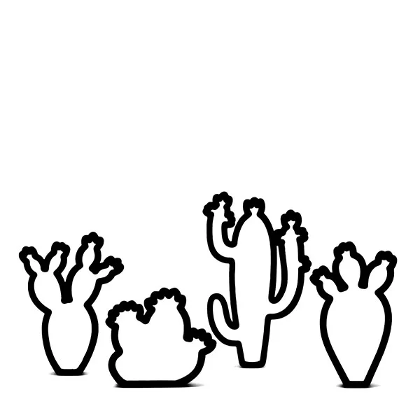 Cactus Cookie Cutter set  