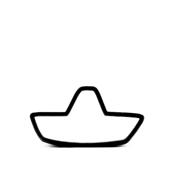 Sombrero Cookie Cutter 