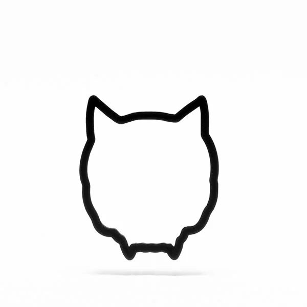 Kitty Sugar Skull Cookie Cutter 