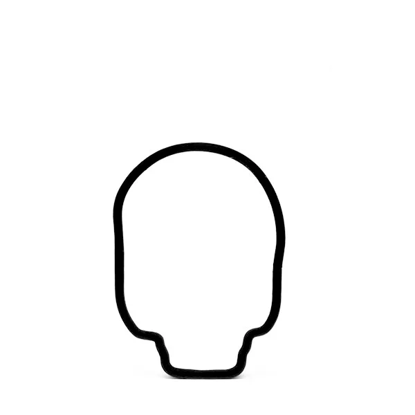 Sugar Skull Cookie Cutter 