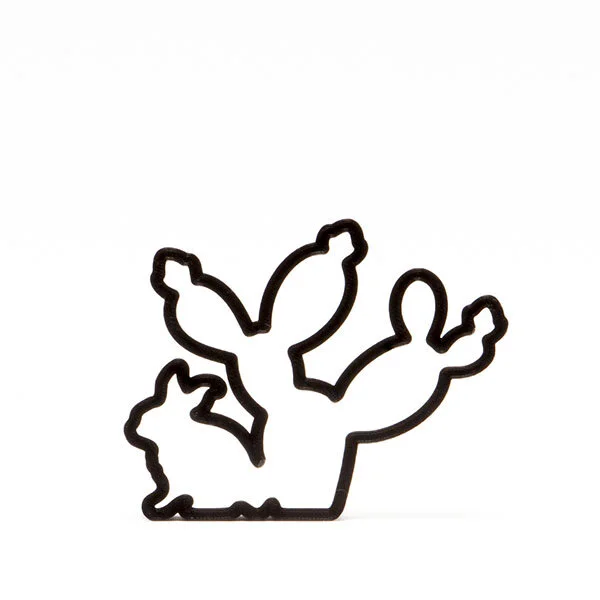 Cholla Bunny Cookie Cutter 