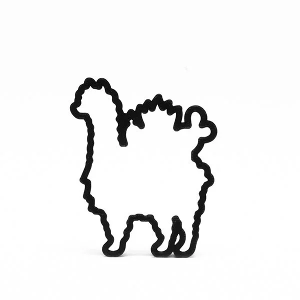 Cactus Alpaca Cookie Cutter 