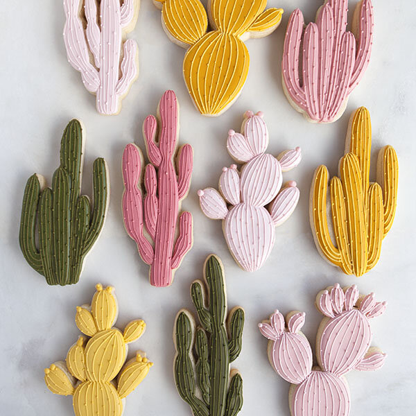 Cactus Cookie Cutter set 2  SUGARBOMBE