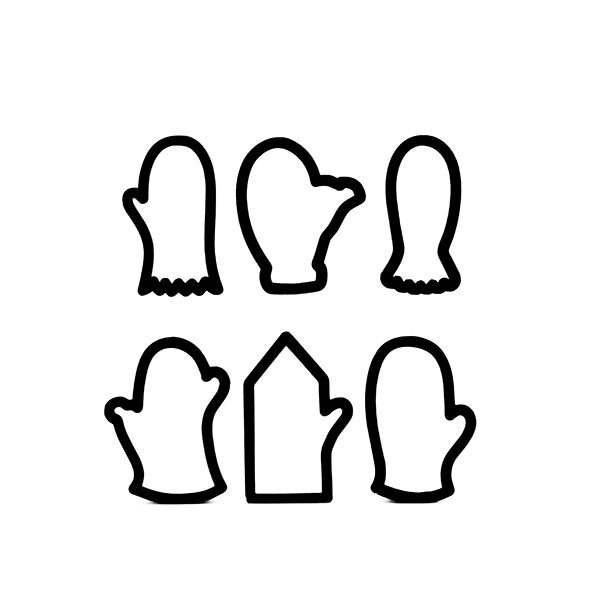 Swedish Mitten Cookie Cutter