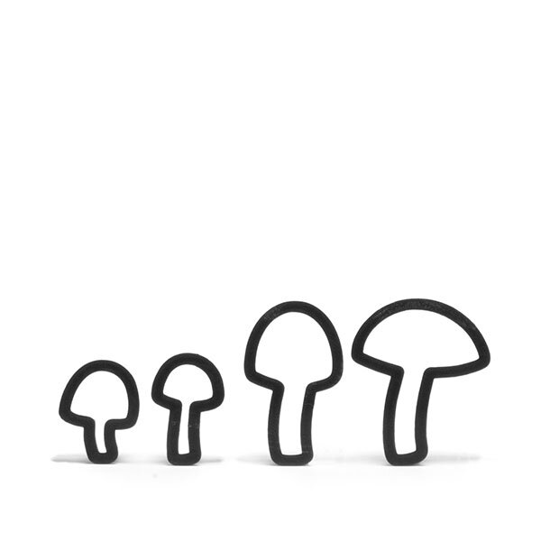  Woodland Mushrooms Cookie Cutter Set