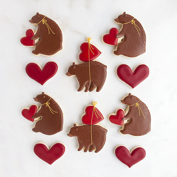 Valentine Bear Cookie Cutter — SUGARBOMBE