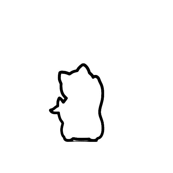 Lucky Cat Cookie Cutter 