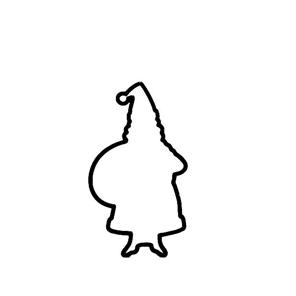 Santa 2 Cookie Cutter