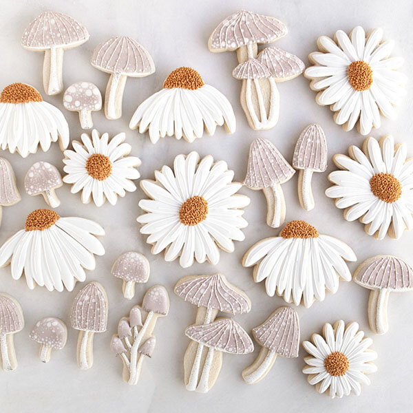 Woodland Mushrooms 2 Cookie cutter Set — SUGARBOMBE