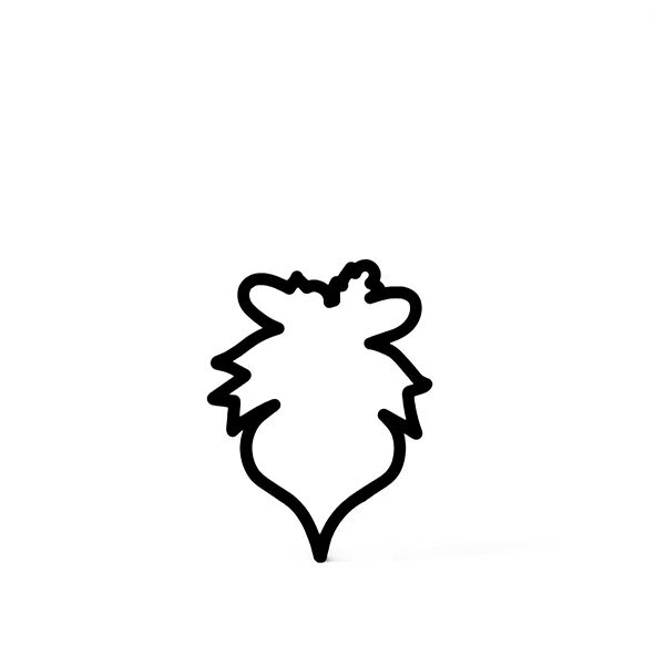 Floral Christmas Ornament Cookie Cutter 