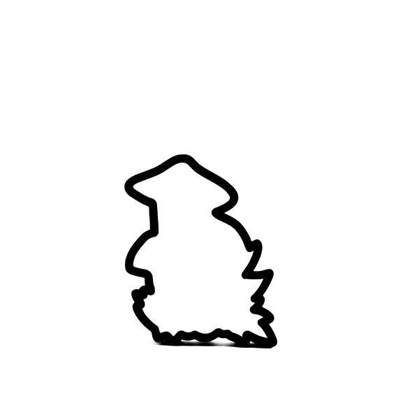 Woodland Mushroom 3 Cookie Cutter 