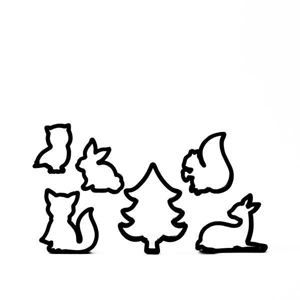 Woodland Creatures Cookie Cutter Set 