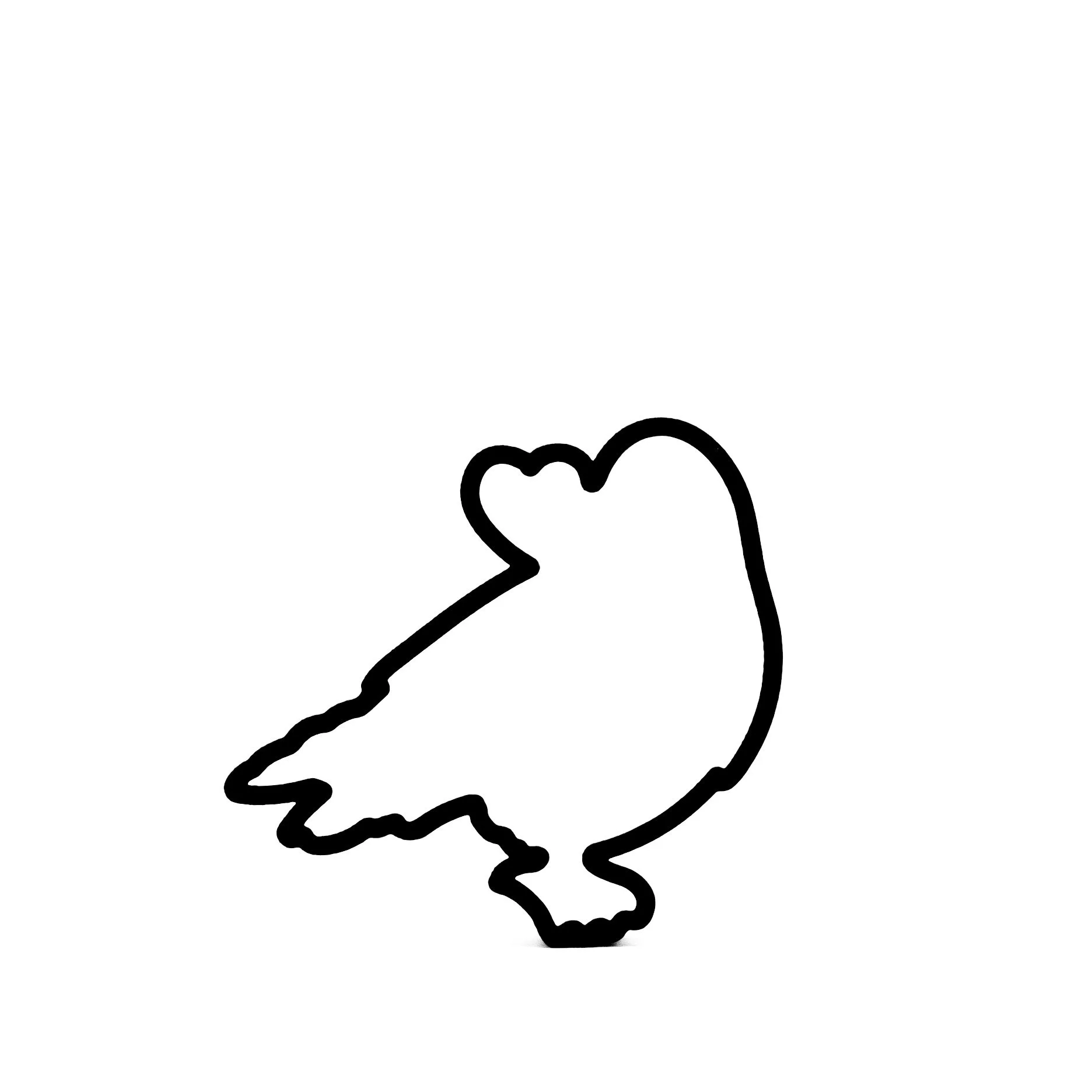 Pigeon Heart Cookie Cutter