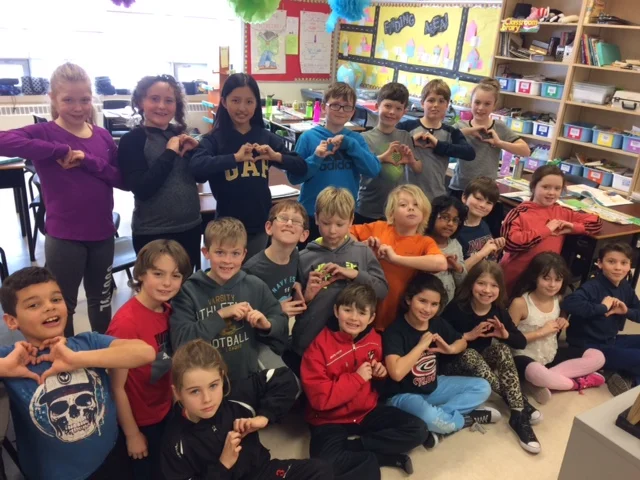 Classes created valentines for veterans. Students in grade four classes made homemade valentines to be delivered to veterans at local nursing homes. This activity connects to Global Citizenship as it teaches students about veterans in our community and encourages students to reach out to those who may be alone or need a bit of extra love from time to time. It is also a way to learn about veterans and what they have sacrificed for our freedom. It is a way to recognize and show gratitude. See CBC PEI coverage HERE !