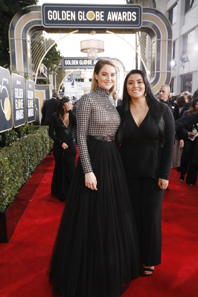  Shailene Woodley attended with Calina Lawrence, a Native activist