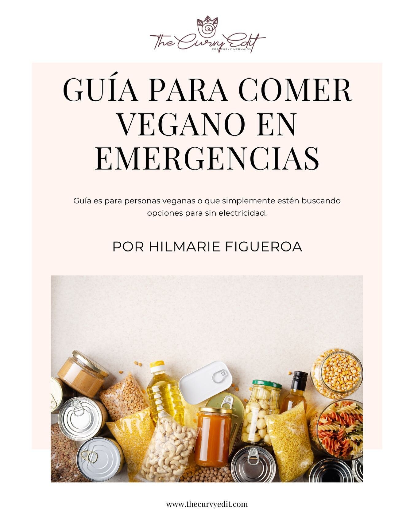 📒 Disponible: GU&Iacute;A PARA COMER VEGANO EN EMERGENCIAS. 🌱

Esto es un proyecto que comenc&eacute; en el 2017 justo despu&eacute;s de Mar&iacute;a y que he estado compartiendo todos los a&ntilde;os desde entonces. Estaba pendiente de hacerle un 