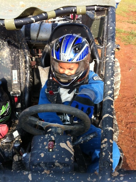 Blake at Camp Motorsports at age 10
